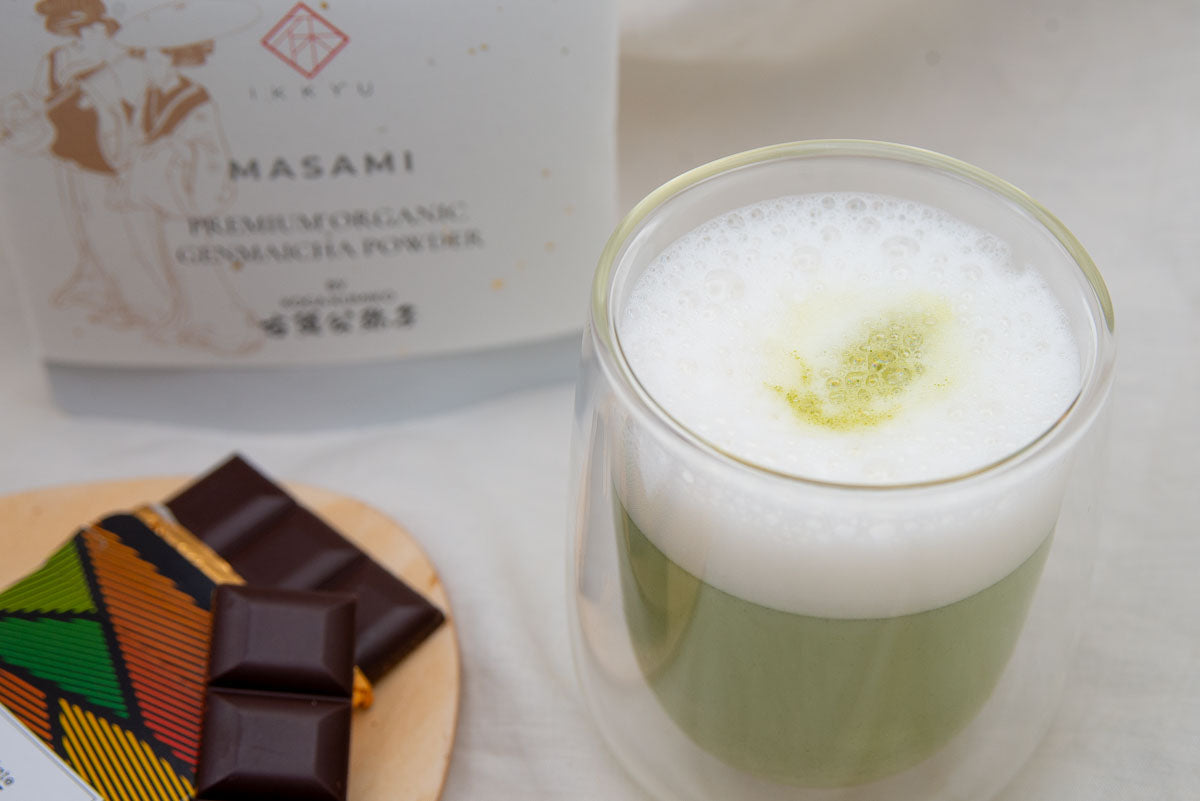 MASAMI - Premium Organic Genmaicha Powder - IKKYU Premium Green