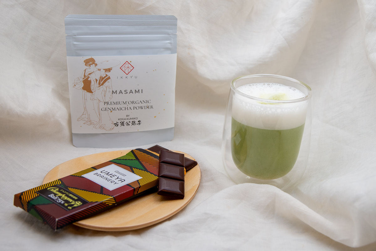 MASAMI - Premium Organic Genmaicha Powder - IKKYU Premium Green
