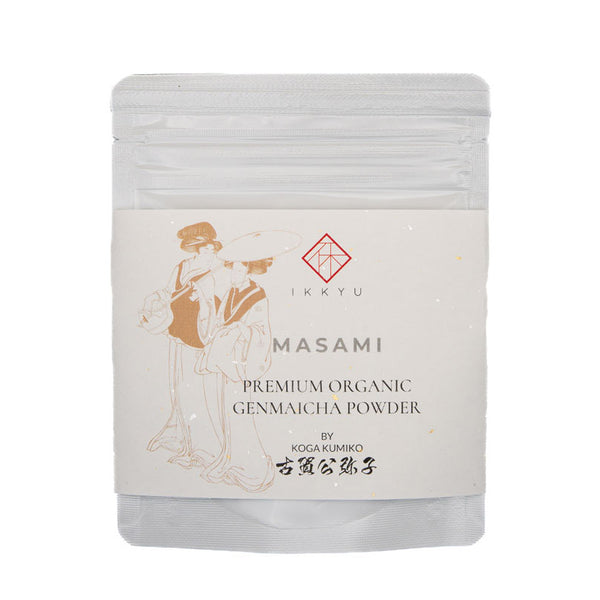 MASAMI - Premium Organic Genmaicha Powder - IKKYU Premium Green