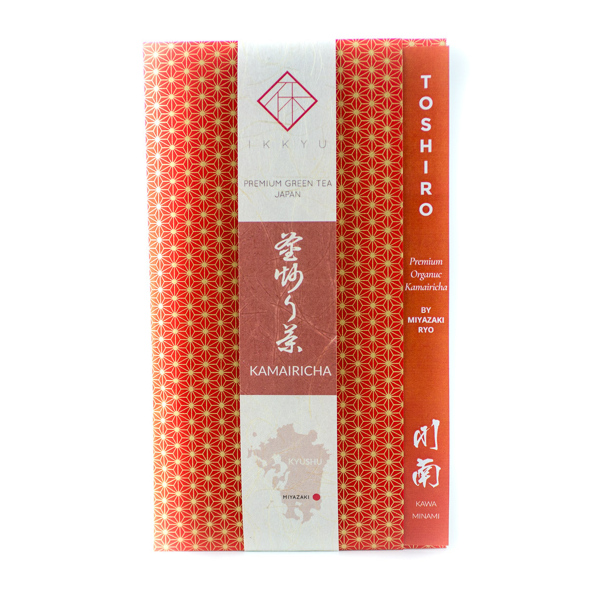 京セラ／4kw　 Toshihisa Kokubo TOSHIRO - High-Grade Organic Kamairicha - IKKYU Premium Green Tea