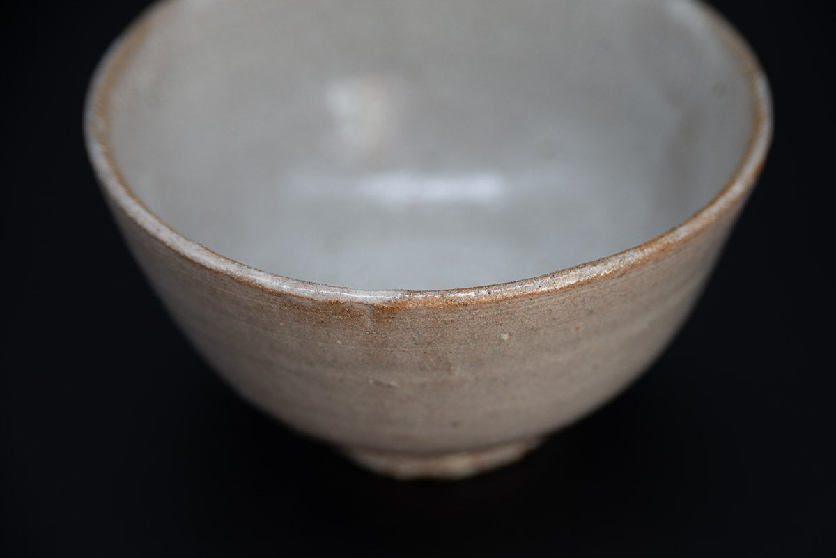 Handmade Karatsu Sharkskin Matcha Bowl - Nakazato Tarouemon