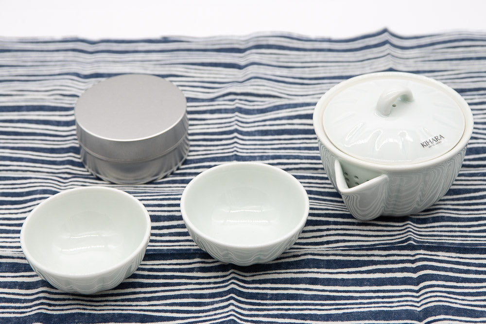 Set de voyage pour le thé en porcelaine d'Arita