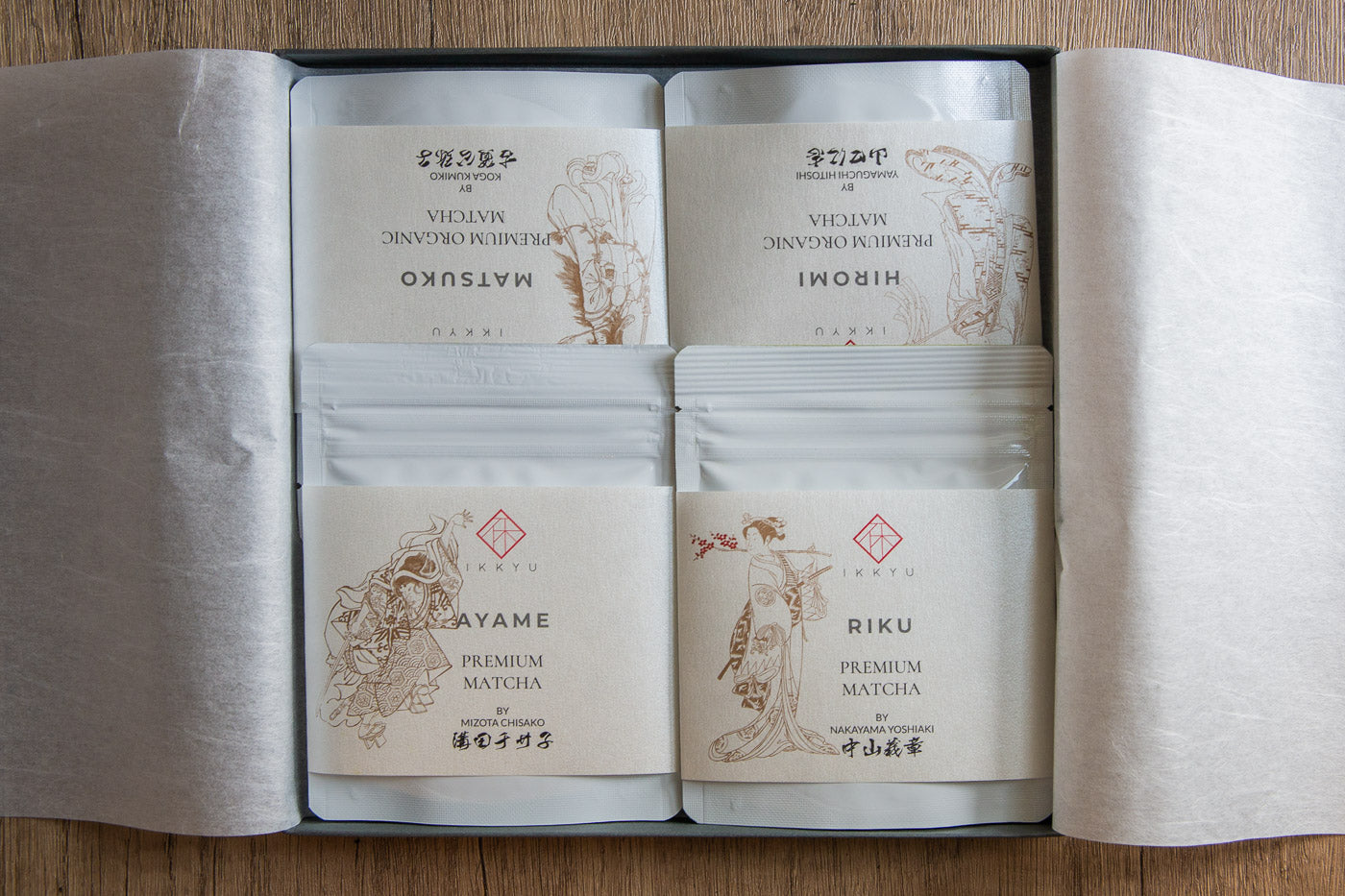 IKKYU MATCHA GIFT BOX 3 - IKKYU Premium Japanese Green Tea – Ikkyu Tea