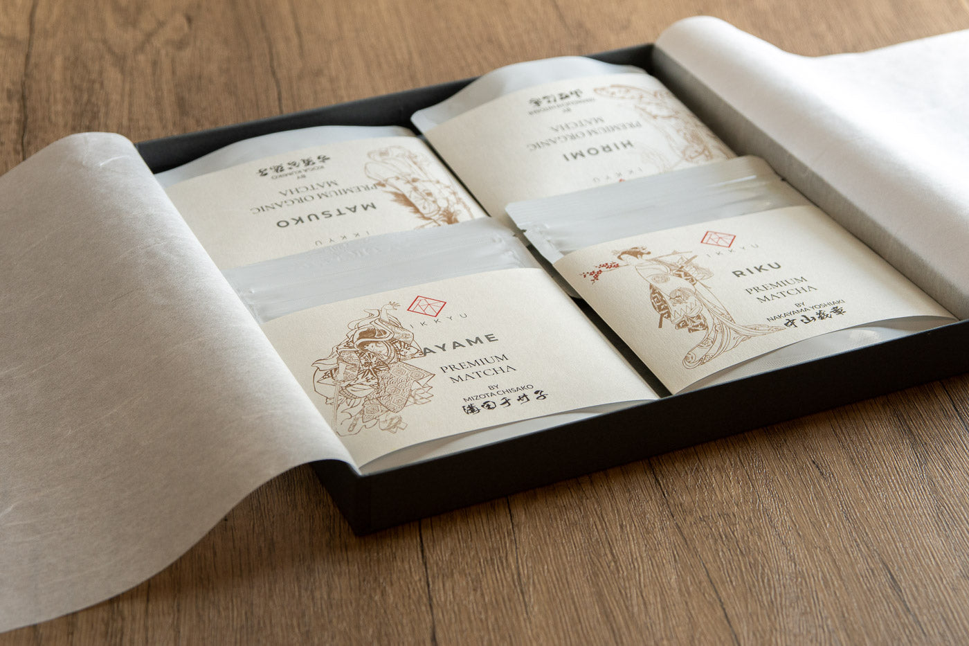 IKKYU MATCHA GIFT BOX 3 - IKKYU Premium Japanese Green Tea – Ikkyu Tea