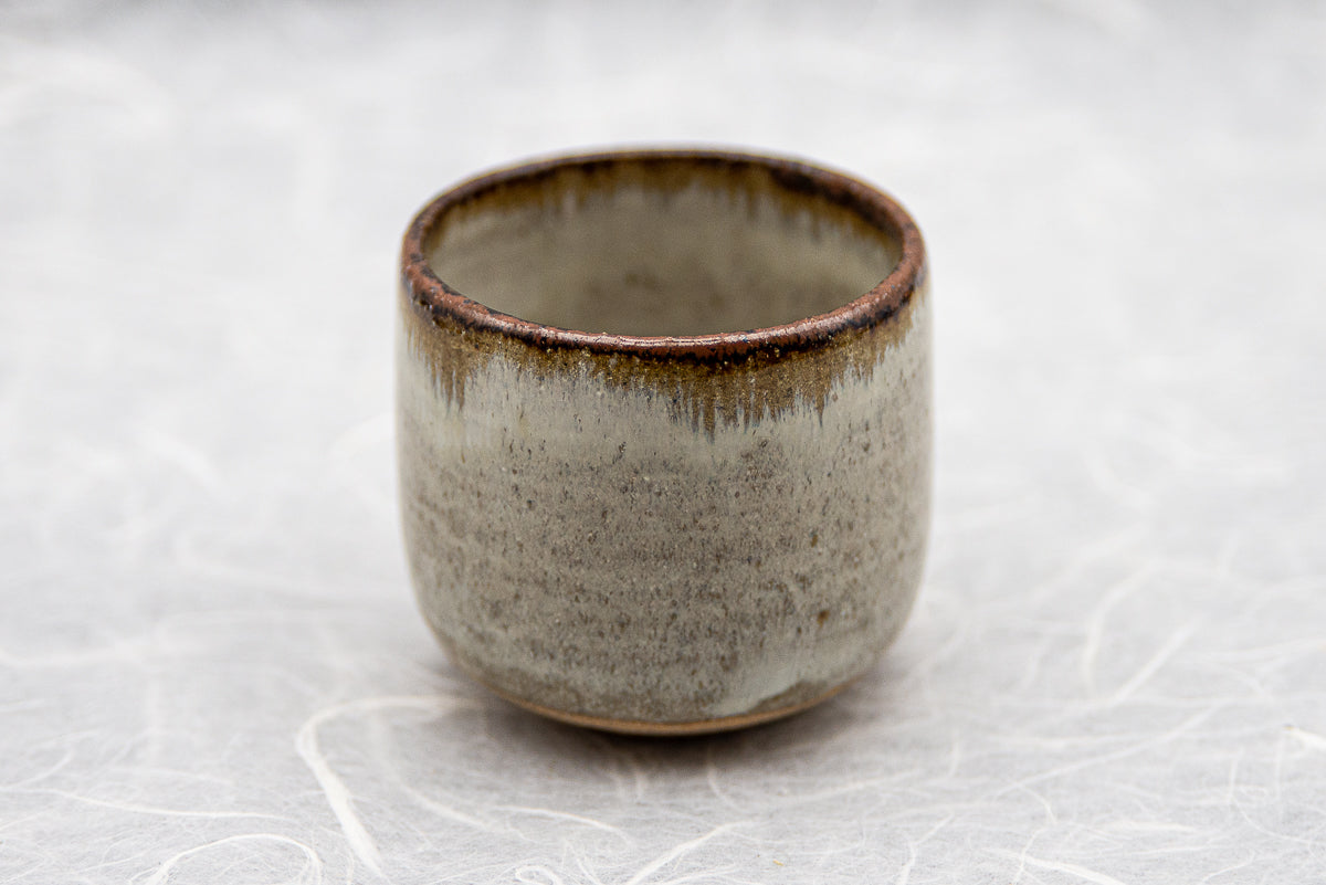 【美品】 眼球杯 水元かよこ Handmade Karatsu Kawakujira Tea Cup - Nakazato Tarouemon XIV